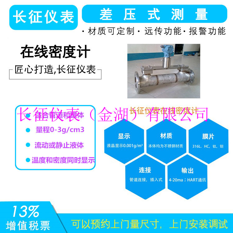 在線密度計（差壓式密度計）應(yīng)用領(lǐng)域